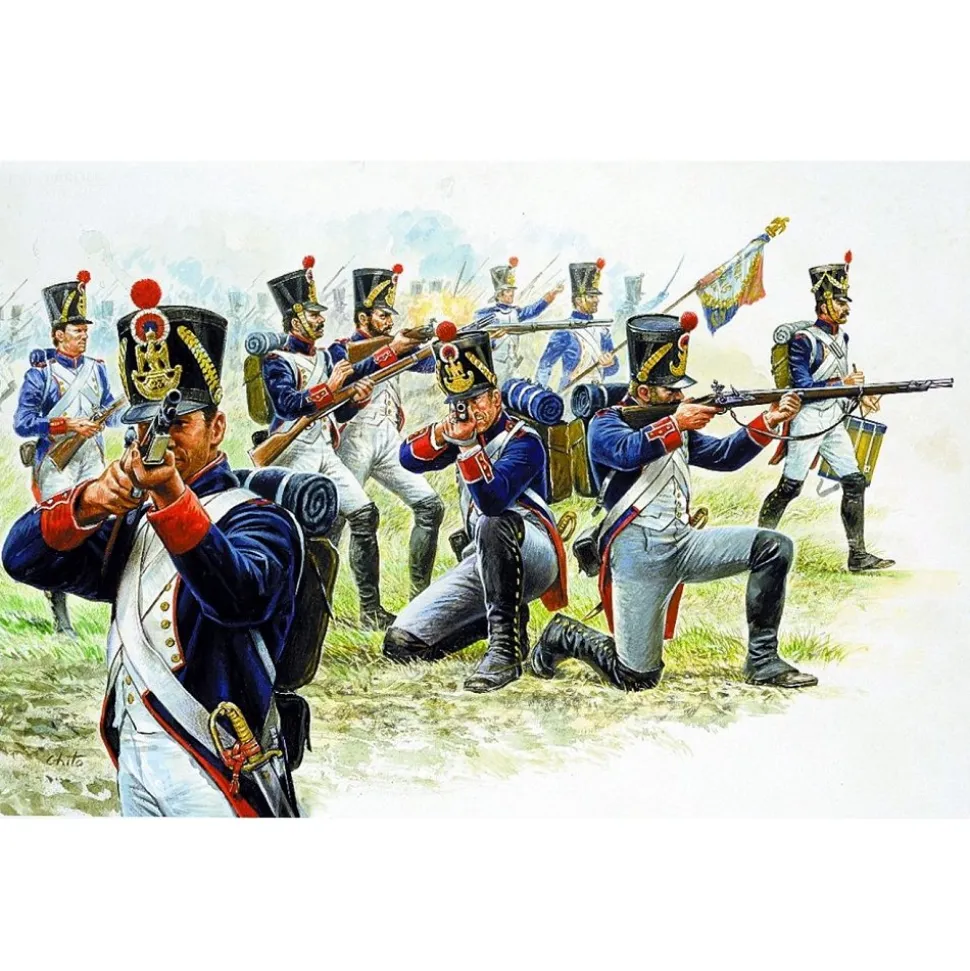 Figurines Guerres napoléoniennes : Infanterie de ligne Française - Italeri
