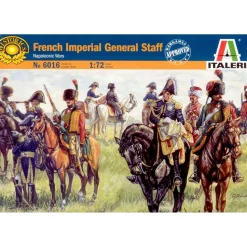 Figurines Guerres napoléoniennes : Etat-major impérial Français - Italeri