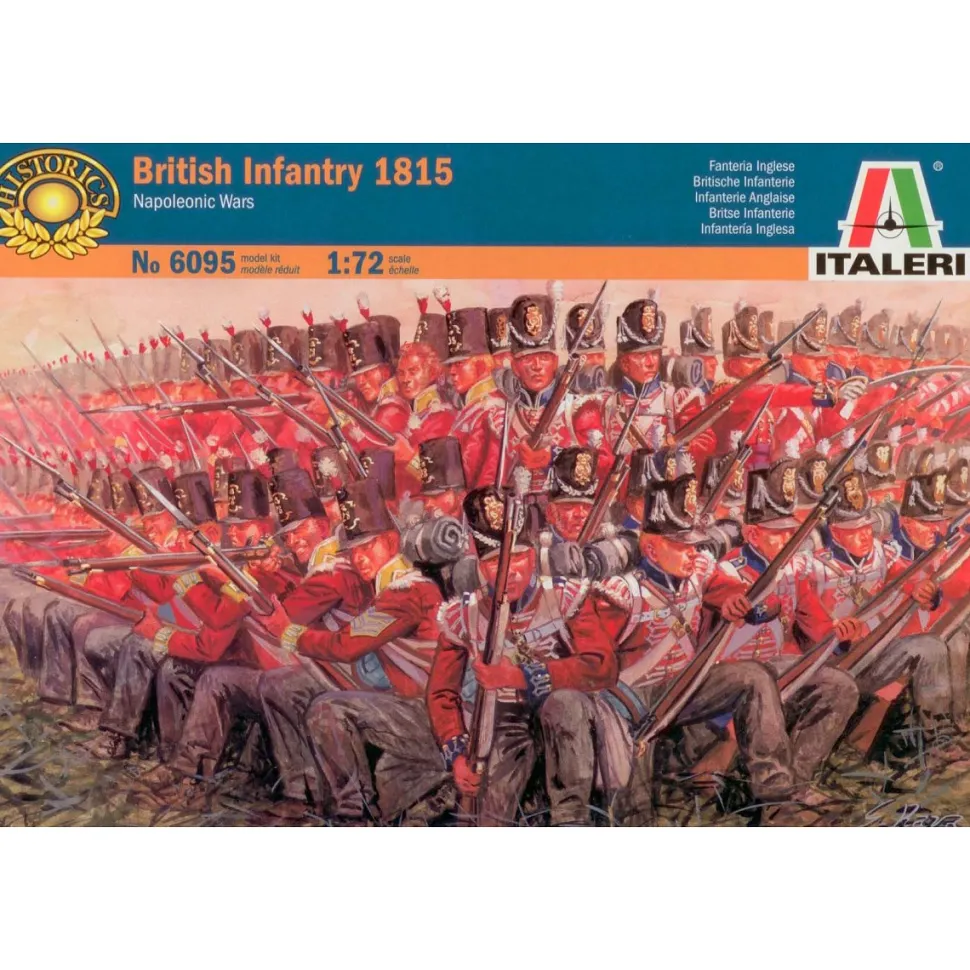 Figurines Guerres napoléoniennes : Infanterie Britannique 1815 - Italeri