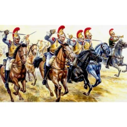 Figurines Guerres napoléoniennes : Cavalerie lourde Française - Italeri