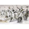 Figurines médiévales : Chevaliers Teutoniques - Italeri