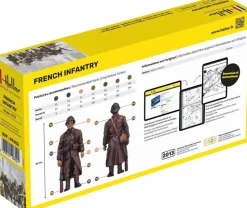 Figurines 2ème Guerre Mondiale : Infanterie française - Heller