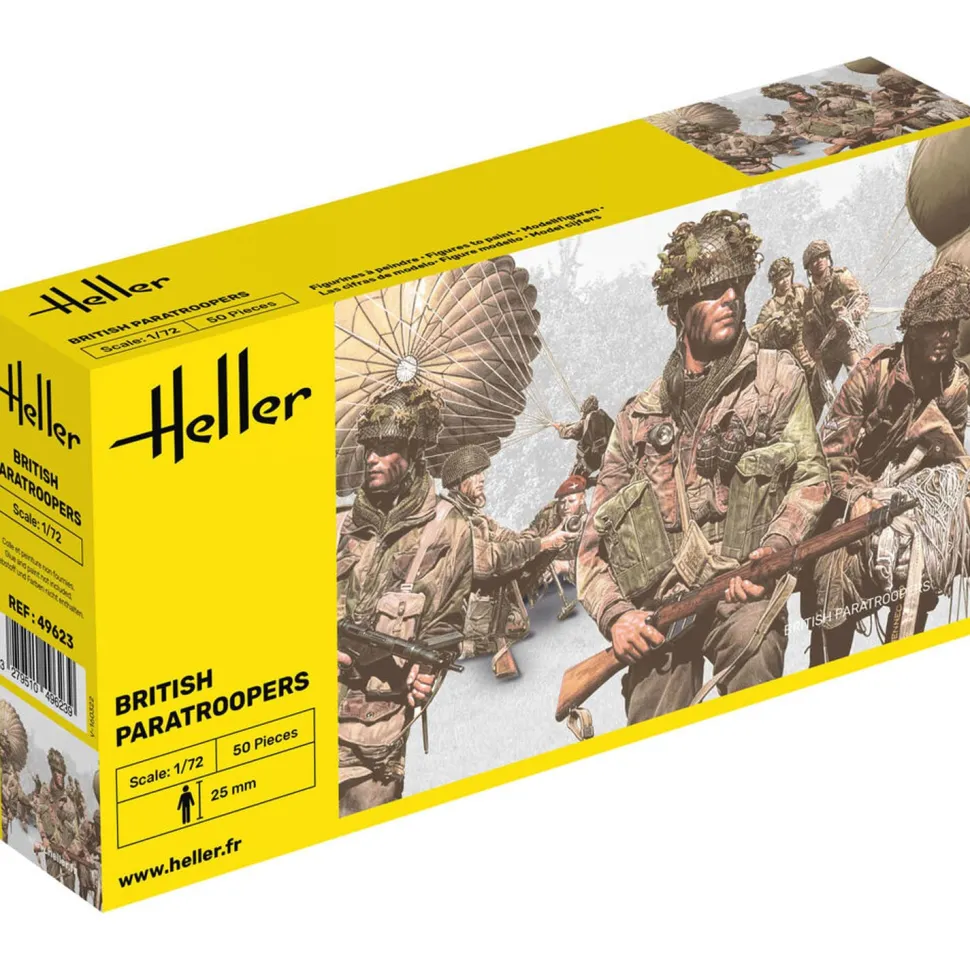 Figurines 2ème Guerre Mondiale : Paras Britanniques - Heller
