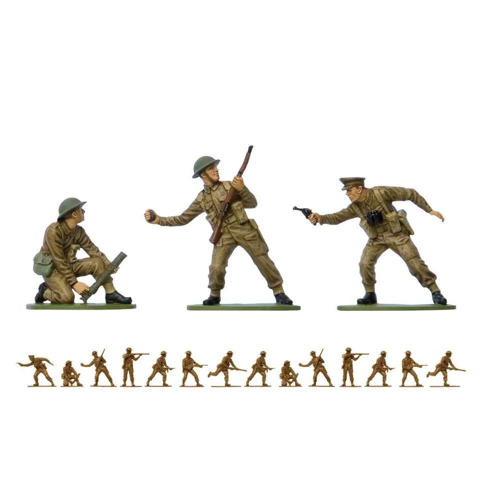 Figurines 2ème Guerre Mondiale : Vintage Classics : WWII British Infantry - Airfix