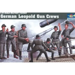 Figurines militaires : Artilleurs allemand canon «Leopold» - Trumpeter