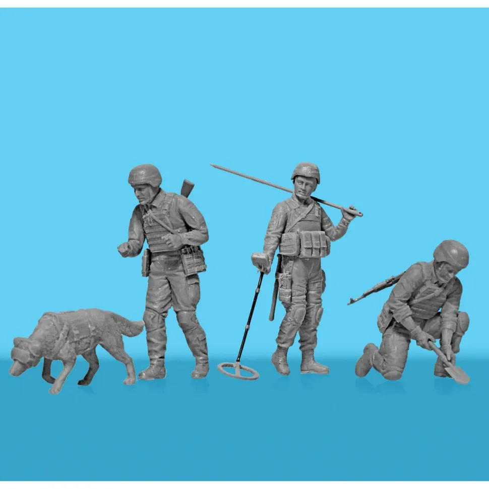 Figurines Militaires : Brave Ukraine - Sapeurs des forces armées ukrainiennes - ICM