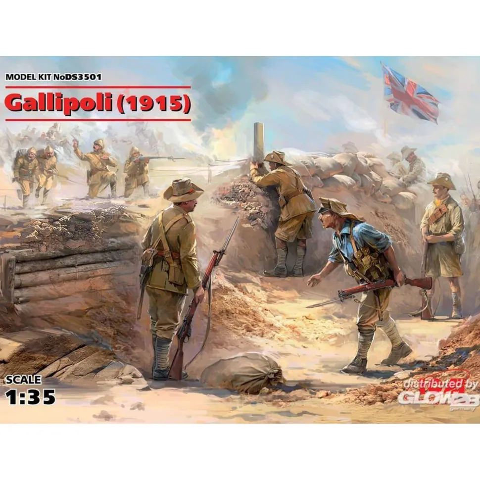 Figurines militaires : Gallipoli (1915) - ICM