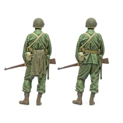 Figurines militaires : Groupe d'éclaireurs U.S. Seconde Guerre mondiale - Tamiya