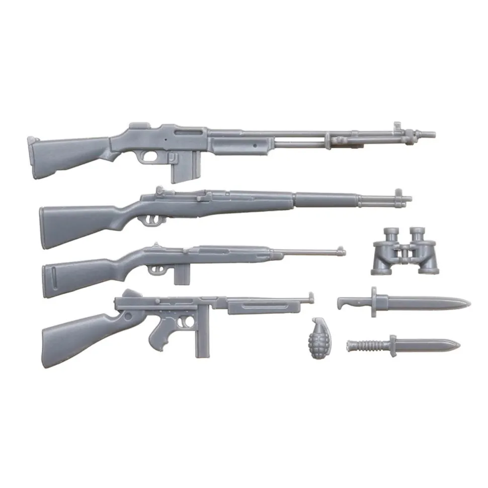 Figurines militaires : Groupe d'éclaireurs U.S. Seconde Guerre mondiale - Tamiya