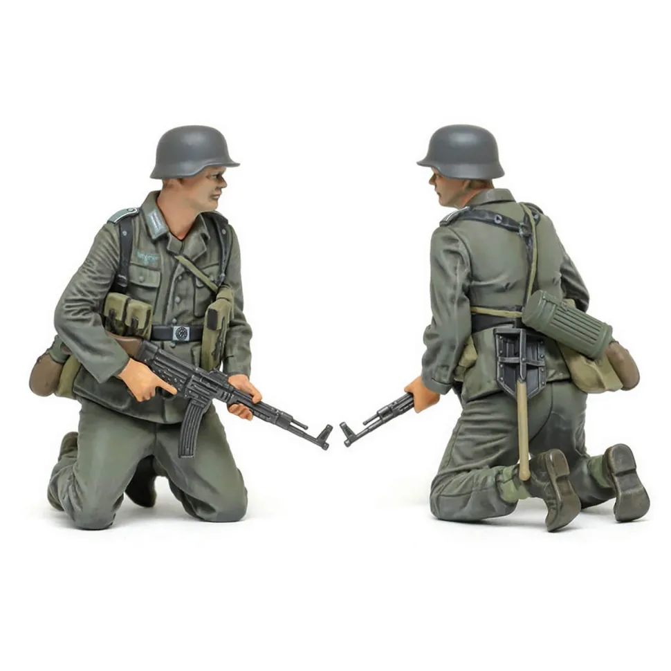 Figurines militaires : Infanterie Allemande Fin Seconde Guerre Mondiale - Tamiya