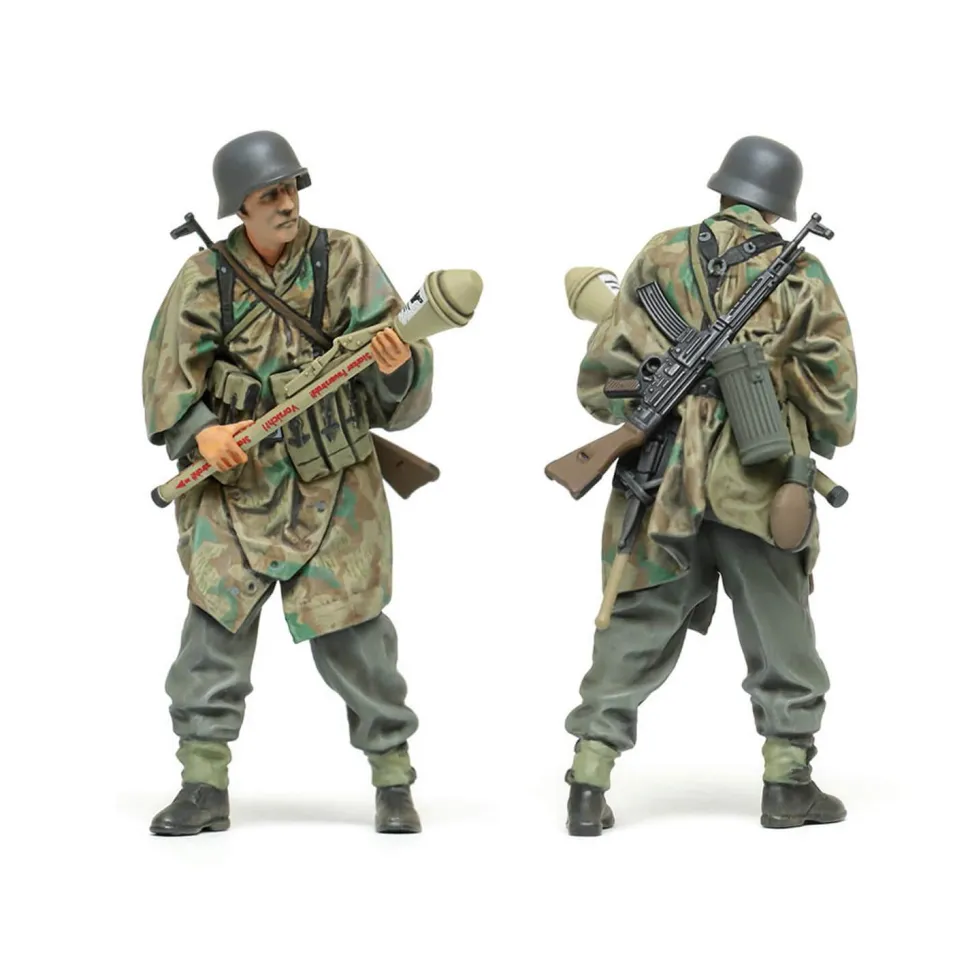 Figurines militaires : Infanterie Allemande Fin Seconde Guerre Mondiale - Tamiya