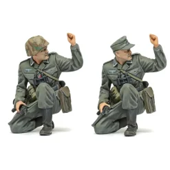 Figurines militaires : Infanterie Allemande Fin Seconde Guerre Mondiale - Tamiya