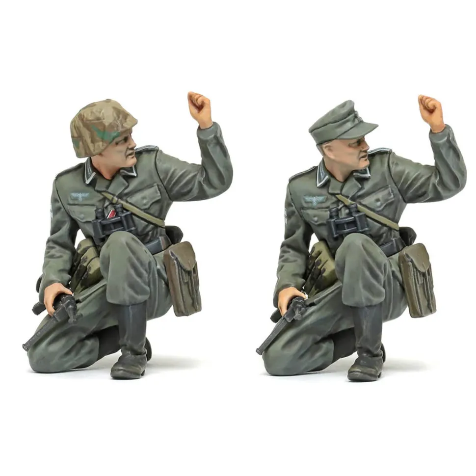 Figurines militaires : Infanterie Allemande Fin Seconde Guerre Mondiale - Tamiya