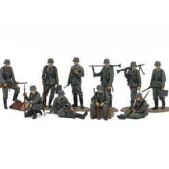 Figurines Militaires : Infant. Wehrmacht Milieu 2ème GM - Tamiya