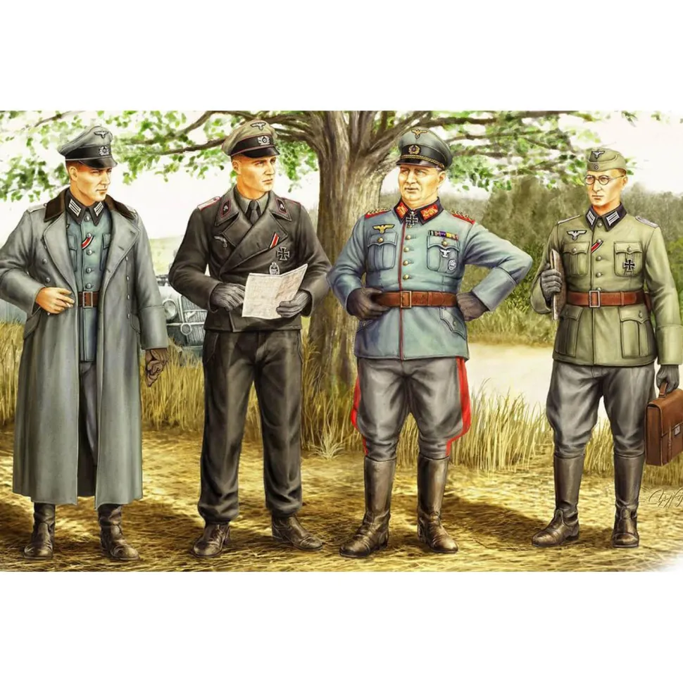 Figurines militaires : Officiers allemands - Hobby Boss