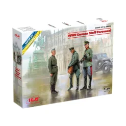 Figurines militaires : Personnel d'état-major allemand de la Seconde Guerre mondiale - ICM