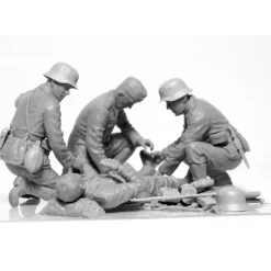 Figurines militaires : personnel médical allemand WWII - ICM