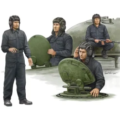 Figurines militaires : Équipage de char soviétique - Trumpeter