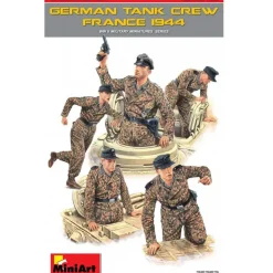 Figurines militaires : Équipage de char allemand (France 1944) - Mini Art