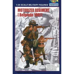 Figurines militaires : Regiment Motorizeo (Belgrade 1941) - Trumpeter