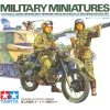 Figurines militaires : Set de reconnaissance motocycliste de l'armée japonaise - Tamiya
