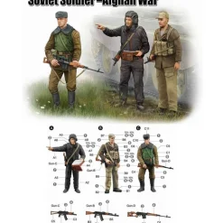 Figurines militaires : Soldat soviétique - Guerre d'Afghanistan - Trumpeter