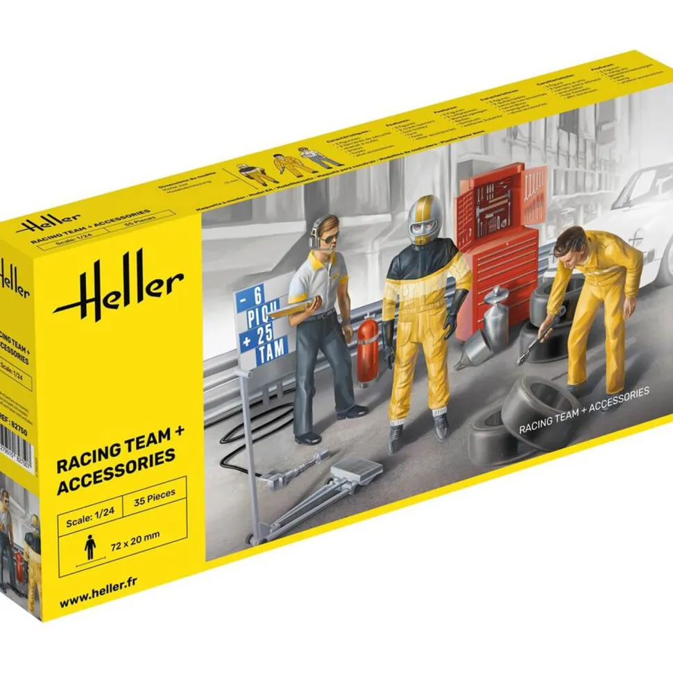 Figurines sport automobile : Racing Team - Heller