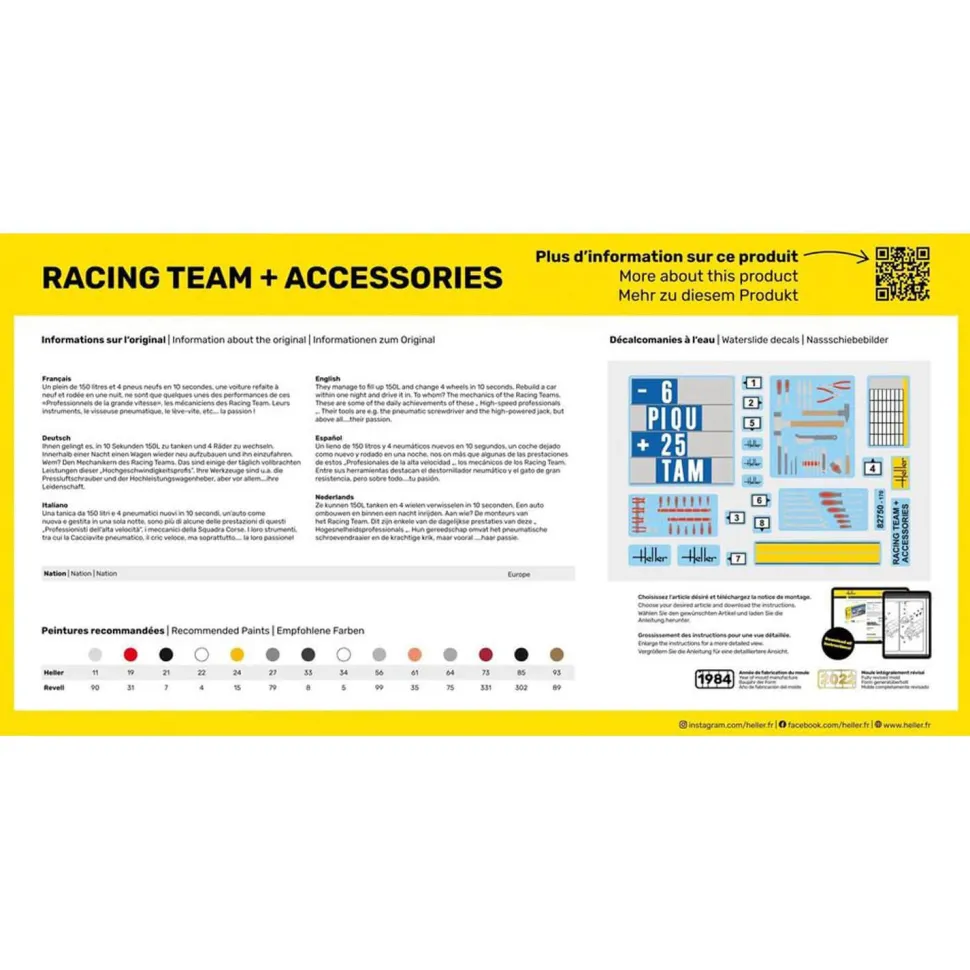 Figurines sport automobile : Racing Team - Heller