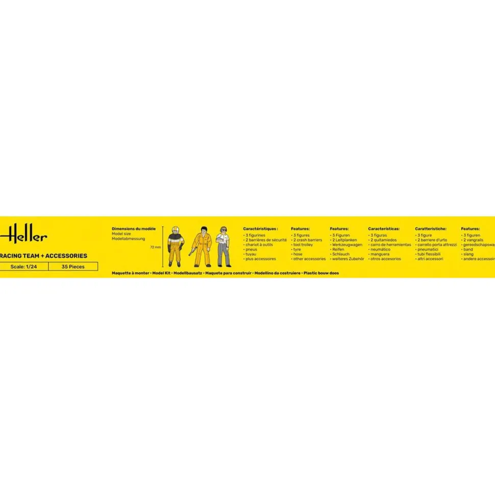 Figurines sport automobile : Racing Team - Heller