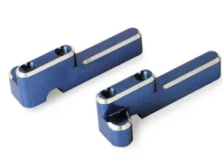 Fixations De Servo De Direction Gauche Et Droit Alu Anodise Bleu - Traxxas