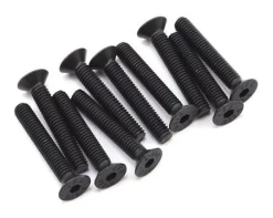 Flat Head Screws, Stl, BO, M4 x 25mm (10) - Losi - Losi - TLR