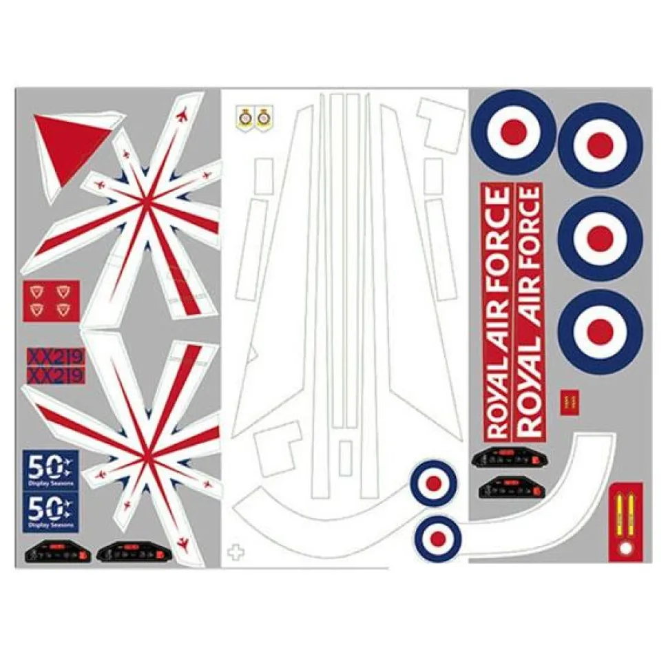 FMS Bae Hawk Decalques - FMS