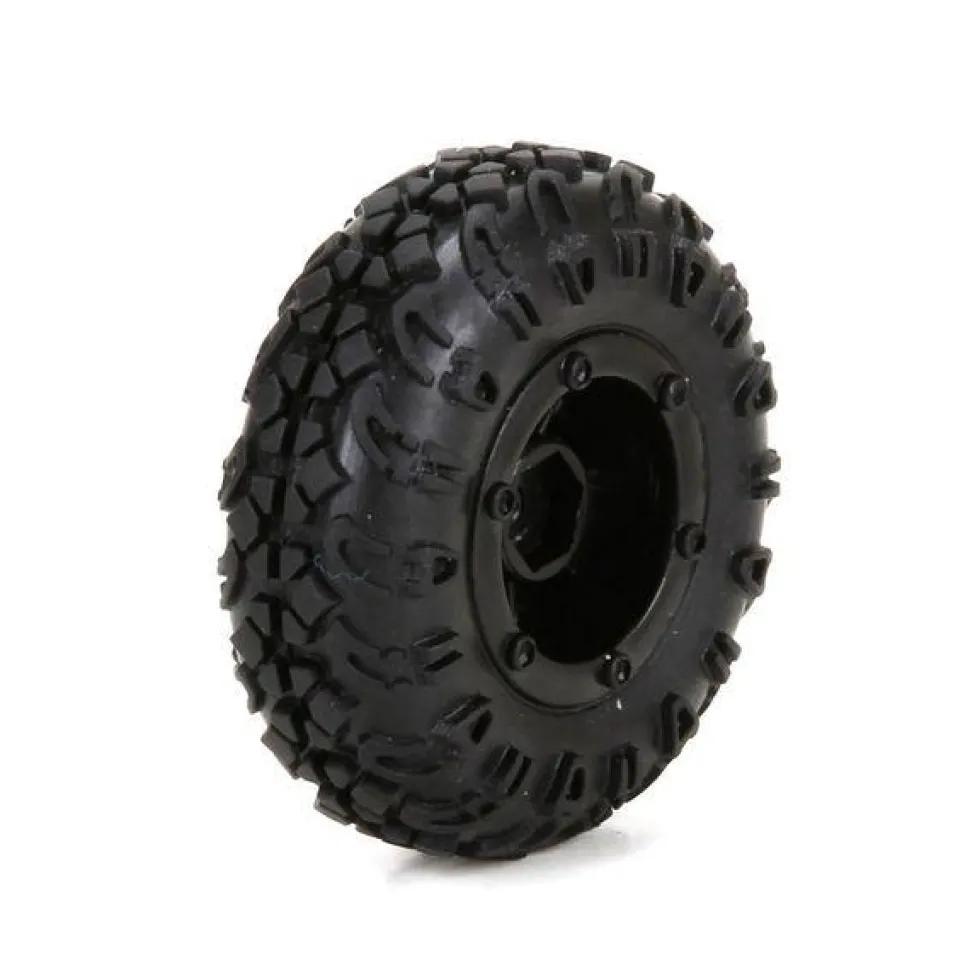 Front/Rear Premount Tire:1:24 4WD Temper - ECX - Electrix RC