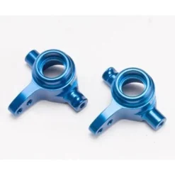 Fusées avant aluminium droit et gauche bleue anodisé - Traxxas