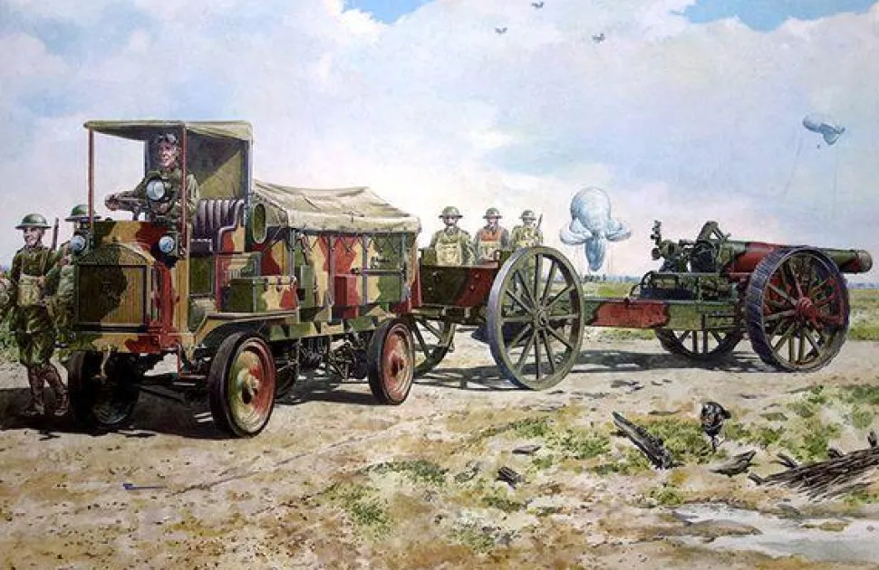 FWD Model B 3 ton&BL 8-inch howitzerMKVI - 1:72e - Roden - Roden