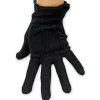 Gants courts en Coton homme, Noirs - RueDeLaFete