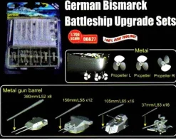 German Bismarck Battleship Upgrade Sets - 1:200e - Trumpeter - Trumpeter