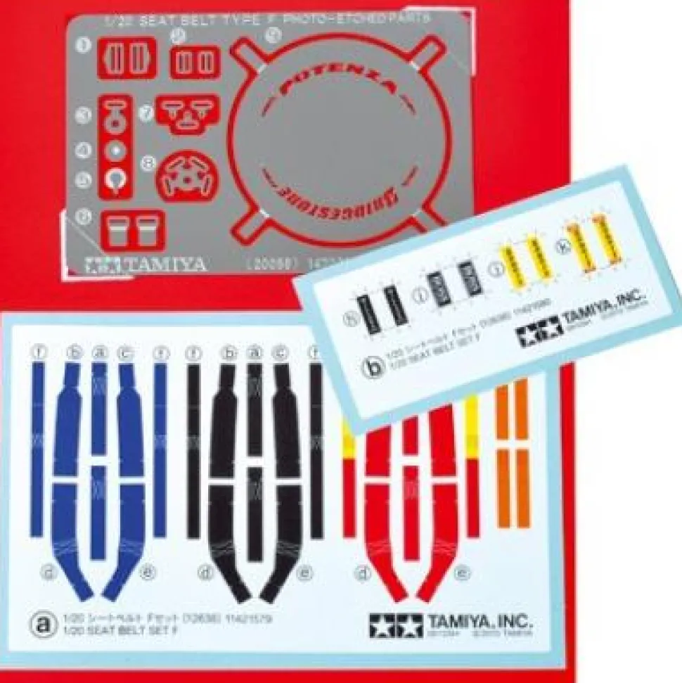 Harnais de sièges F1 B - 1/20e - Tamiya - Tamiya