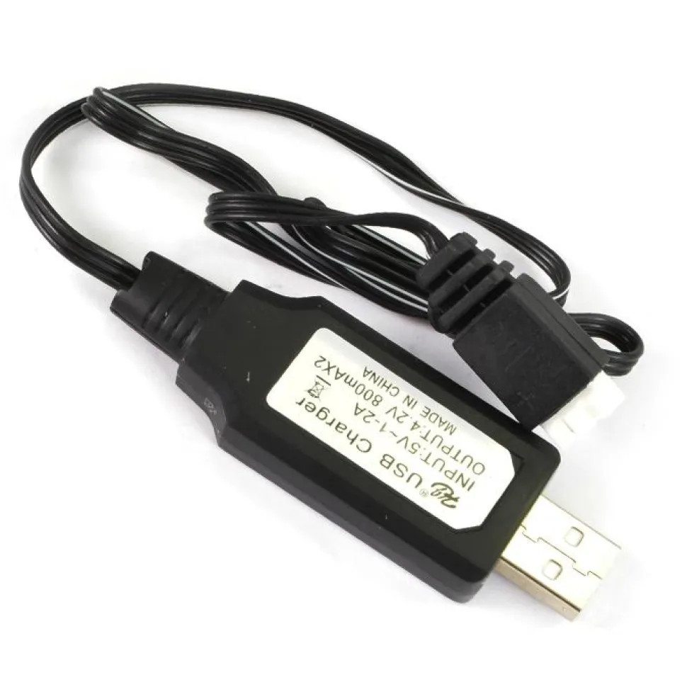 Huina 1580/1582/1583/1592 Usb Charger 3Pin Blanc Ball Plug - Hui Na Toys