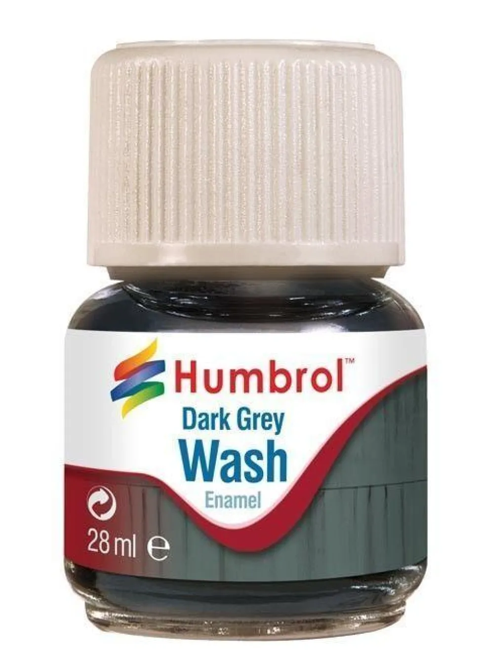Humbrol Enamel Wash Dark Grey 28 ml - Humbrol - Humbrol