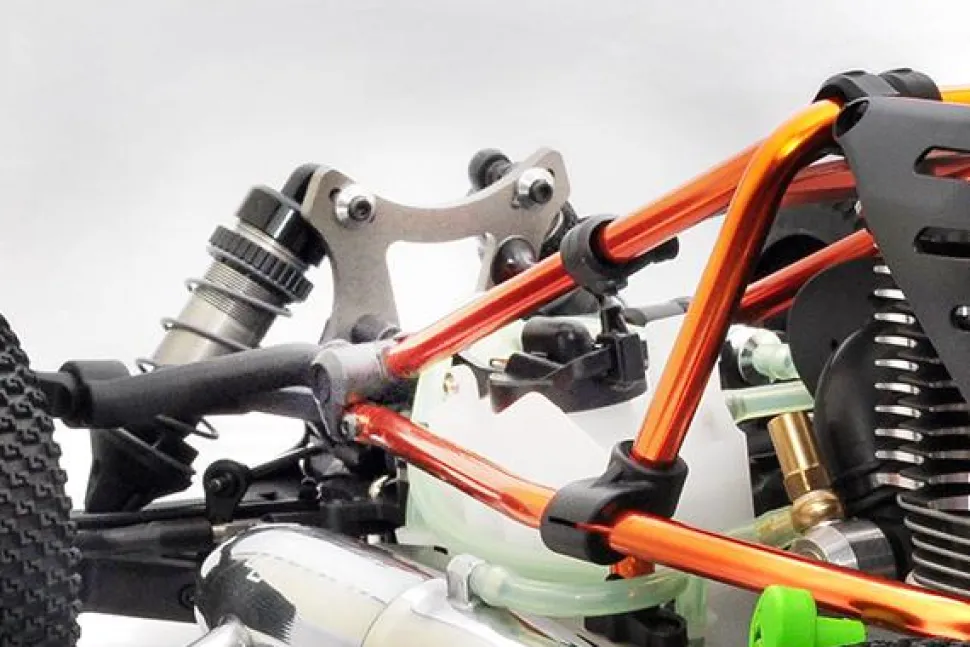 Hyper Cage Buggy Rtr W/Mach*28 18Kg Servo,2.4G Radio - Orange - Hobao