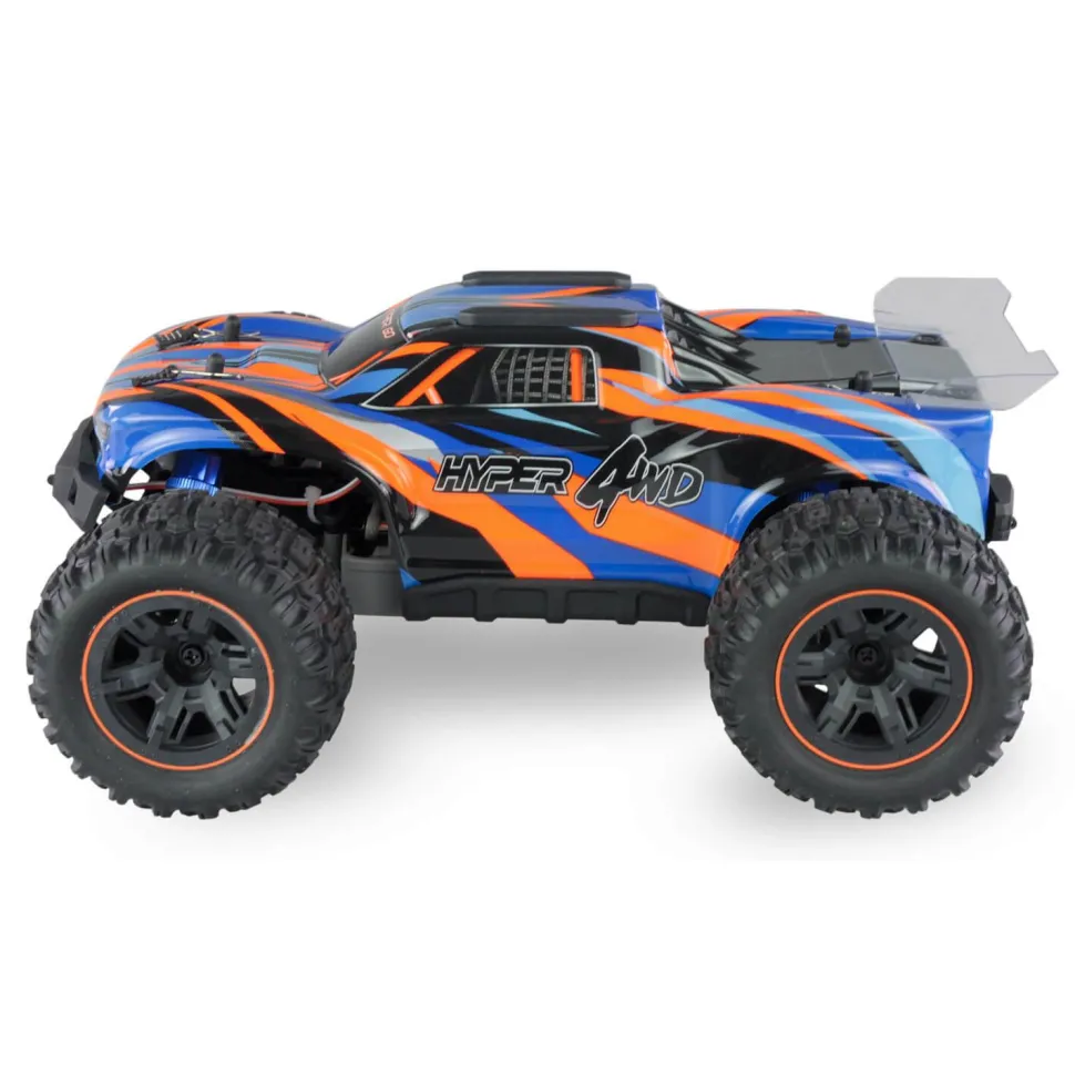 Hyper Go RTR Truggy Brushed 4WD 1:16e - Bleu/orange - Amewi