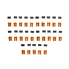 IC5 Battery Connectors (Vrac 25) - Spektrum
