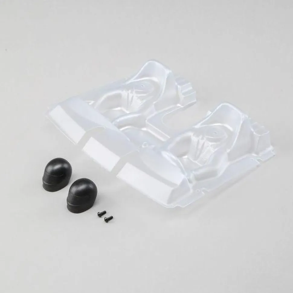 Interior Set with Helmets, Clear: Baja Rey - Losi - TLR