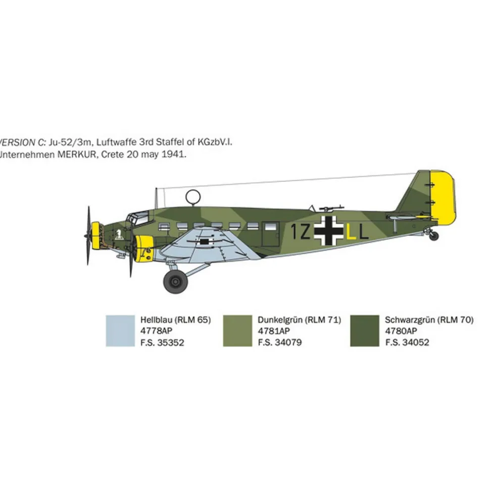 Junkers Ju52/3m 1/72 - Italeri