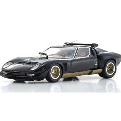 Lamborghini Miura SVR 1970 Noir-Or 1:43 - Kyosho