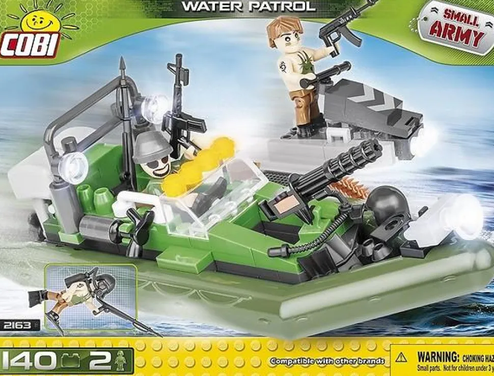 Le Bateau Patrouille - 140 pièces, 2 figurines Cobi - Cobi