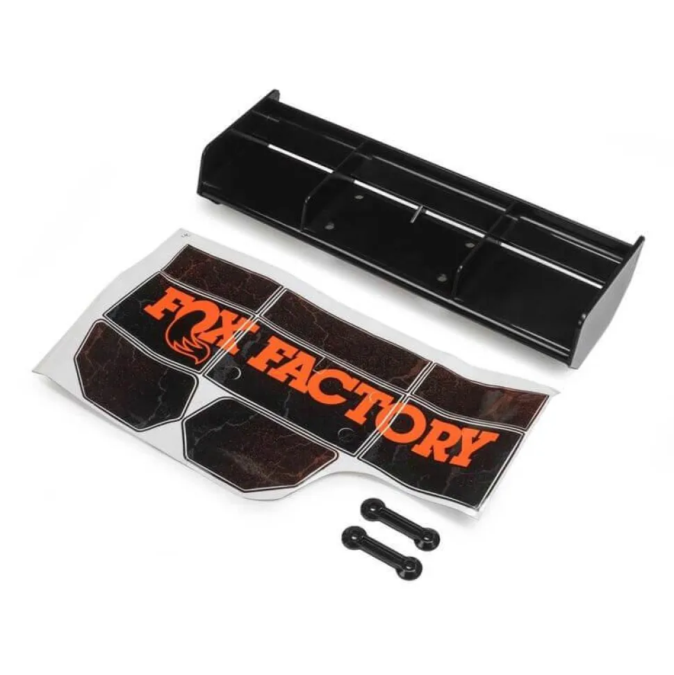 Losi - Wing, FOX, Black - DBXL-E 2.0 - Losi - TLR