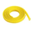 Manchon de protection pour câbles - Tressé - 8mm - Jaune - 1m - Gforce