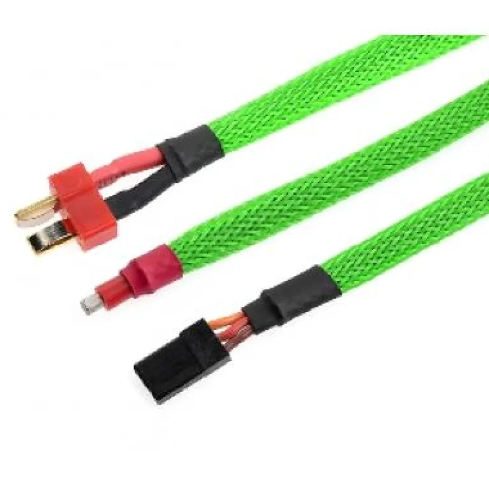 Manchon de protection pour câbles - Tressé - 6mm - Vert - 1m - Gforce